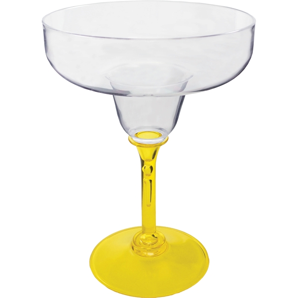 12 oz. Plastic Margarita Glass. Clear Bowl w/choice of short or... from ASI 61952 Howw Mfg Co Inc / Howw USA