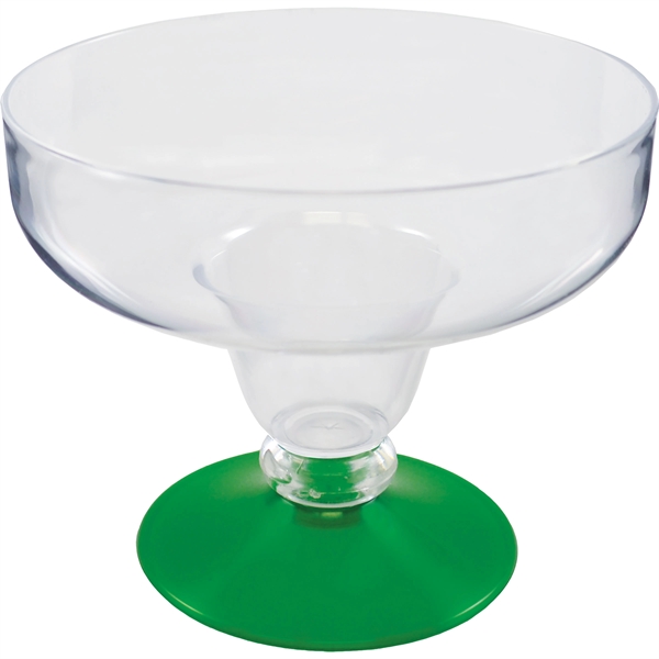 12 oz. Plastic Margarita Glass. Clear Bowl w/choice of short or... from ASI 61952 Howw Mfg Co Inc / Howw USA