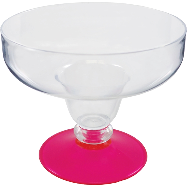 12 oz. Plastic Margarita Glass. Clear Bowl w/choice of short or... from ASI 61952 Howw Mfg Co Inc / Howw USA
