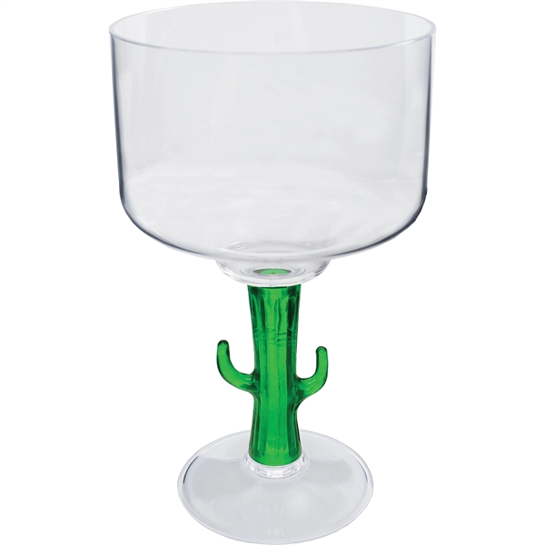 18 oz. Clear Plastic Margarita Glass with choice of 8 novelty... from ASI 61952 Howw Mfg Co Inc / Howw USA