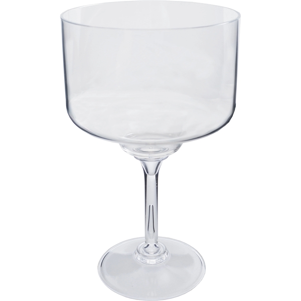 18 oz. Plastic Margarita Glass. Clear Bowl w/choice of short or... from ASI 61952 Howw Mfg Co Inc / Howw USA