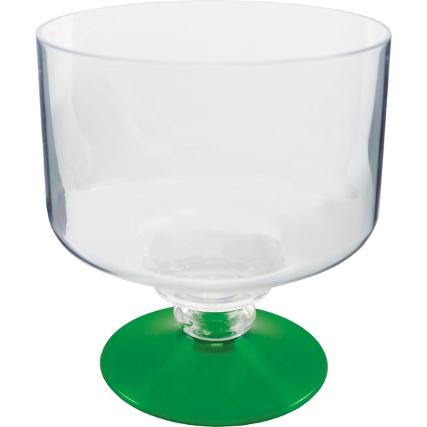 18 oz. Plastic Margarita Glass. Clear Bowl w/choice of short or... from ASI 61952 Howw Mfg Co Inc / Howw USA