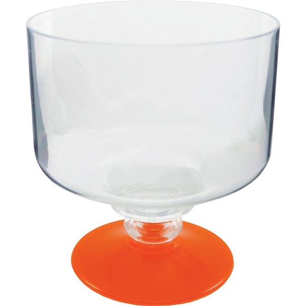 18 oz. Plastic Margarita Glass. Clear Bowl w/choice of short or... from ASI 61952 Howw Mfg Co Inc / Howw USA