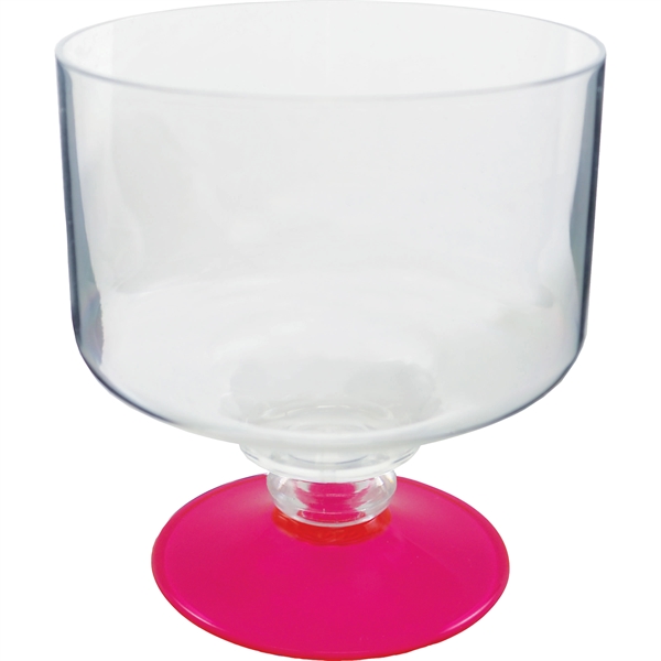 18 oz. Plastic Margarita Glass. Clear Bowl w/choice of short or... from ASI 61952 Howw Mfg Co Inc / Howw USA