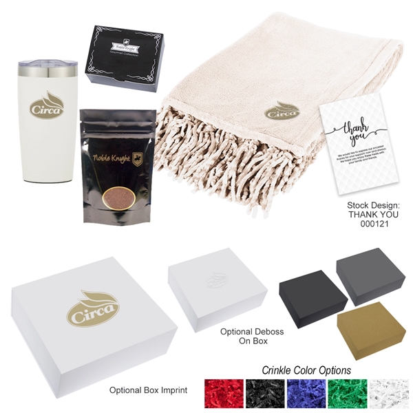 Cozy Comfort coffee kit with everything you need to enjoy a... from ASI 61125 Hit Promotional Products / Hit®