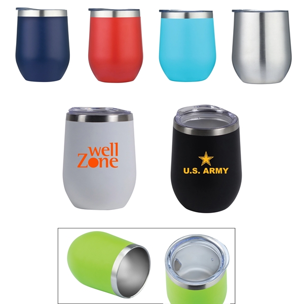 Double wall stainless steel vacuum insulated tumbler featuring an elegant design... from ASI 34800 Alstar Creations
