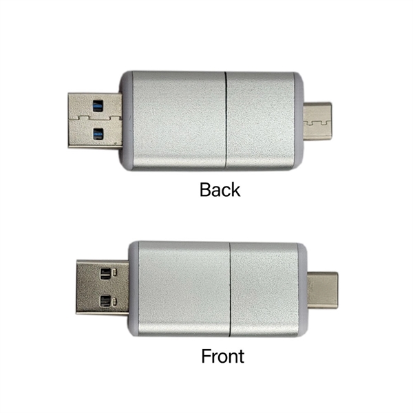 USB drive with second micro USB connector to be used with... from ASI 63776 KTI Networks Inc / KTI Promo
