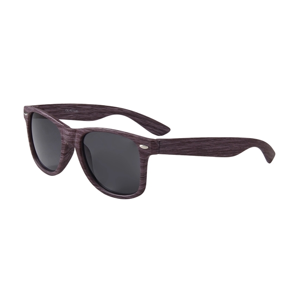 Wood grain sunglasses with UV400 protection and shaded acrylic lens... from ASI 68190 Lungsal