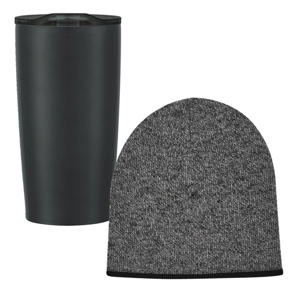 Warm & Cozy kit featuring a 20 oz. Himalayan tumbler and... from ASI 61125 Hit Promotional Products