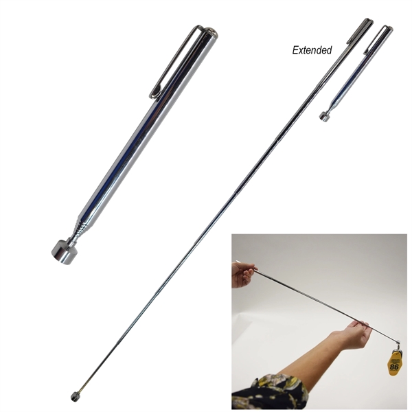 Telescoping item retrieval tool with magnetic end. Expands from 5" to... from ASI 61125 Hit Promotional Products / Hit®