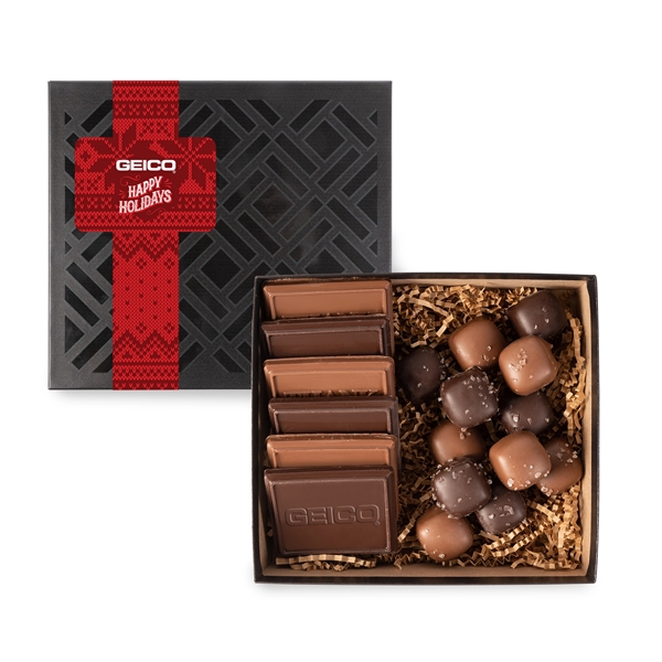 Cookie and Confection Set with Sea Salt Caramels... from ASI 44900 NC Custom (CI/Lanco) / Chocolate Inn