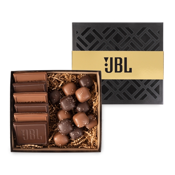 Cookie and Confection Set with Sea Salt Caramels... from ASI 44900 NC Custom (CI/Lanco) / Chocolate Inn