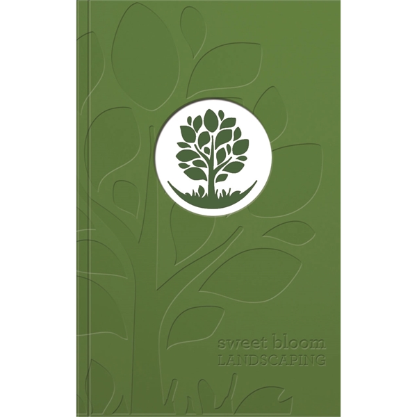 Flexible journals with perfect-bound spines, die-cut window, full-color insert and100 sheets... from ASI 91340 Journalbooks/Timeplanner Calendars