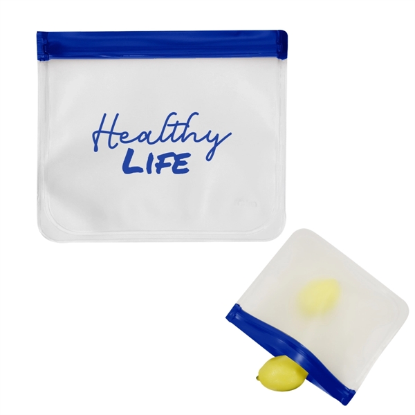 Reusable zip top storage bag for keeping food fresh while refrigerated.... from ASI 61125 Hit Promotional Products / Hit®