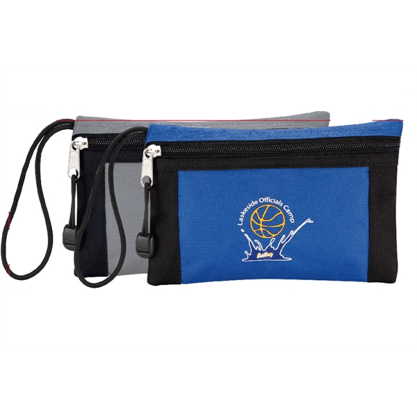 Wrist strap accessory bag in 600 denier nylon and elastic string.... from ASI 31977 Adline Industries Inc