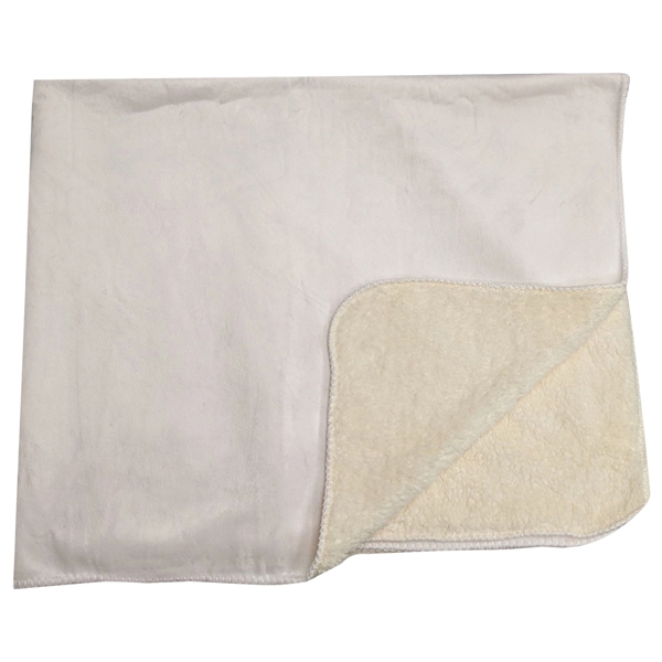50" x 60" faux mink suede blanket for keeping warm and... from ASI 61125 Hit Promotional Products / Hit®