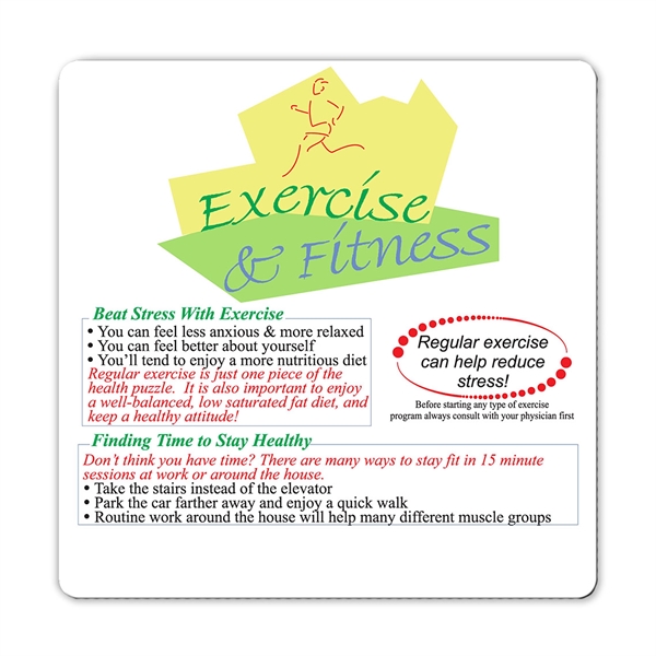 Health and safety information magnet with full color process graphics.... from ASI 92977 UniversalPromo, Inc / UP Line