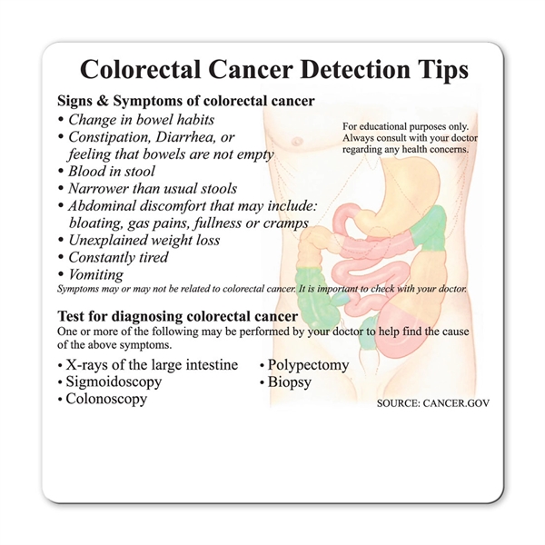 Health and safety information magnet with full color process graphics.... from ASI 92977 UniversalPromo, Inc / UP Line