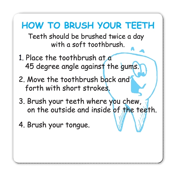 Health and safety information magnet with full color process graphics.... from ASI 92977 UniversalPromo, Inc / UP Line