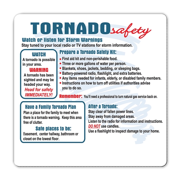 Health and safety information magnet with full color process graphics.... from ASI 92977 UniversalPromo, Inc / UP Line