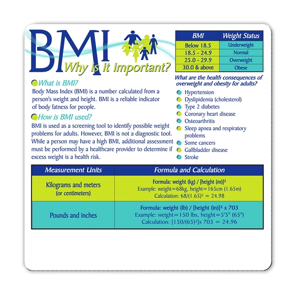 Health and safety information magnet with full color process graphics.... from ASI 92977 UniversalPromo, Inc / UP Line