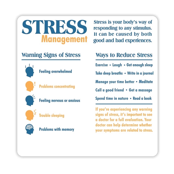 Health and safety information magnet with full color process graphics.... from ASI 92977 UniversalPromo, Inc / UP Line