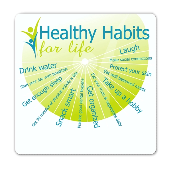 Health and safety information magnet with full color process graphics.... from ASI 92977 UniversalPromo, Inc / UP Line