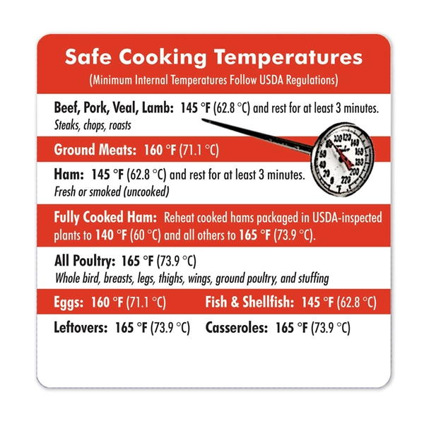 Health and safety information magnet with full color process graphics.... from ASI 92977 UniversalPromo, Inc / UP Line