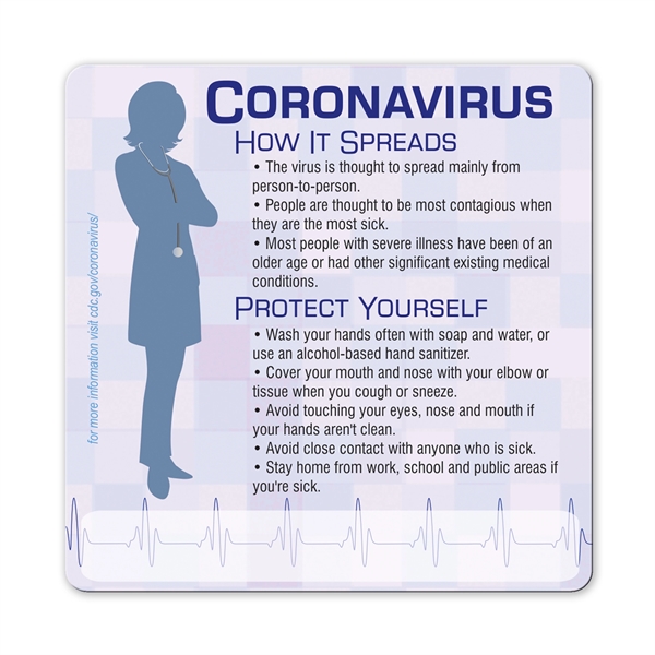 Health and safety information magnet with full color process graphics.... from ASI 92977 UniversalPromo, Inc / UP Line