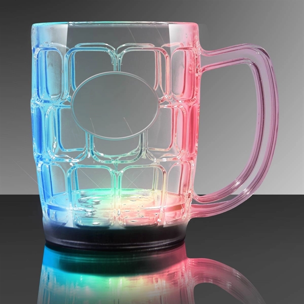 Blank or Imprinted. Light-up 16 oz beer mug.... from ASI 34194 ALightPromos / Alight Promotional Products