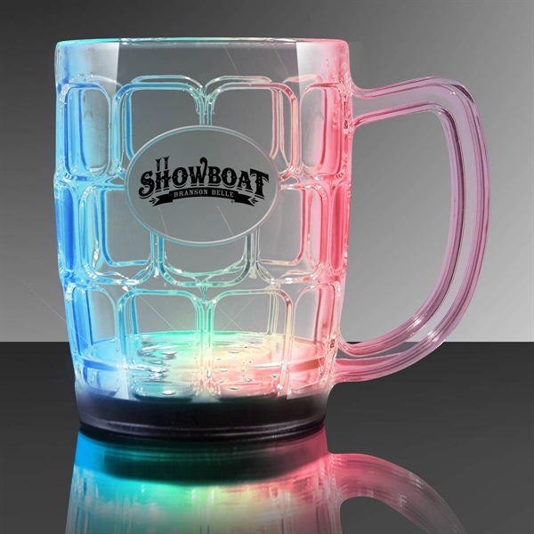 Blank or Imprinted. Light-up 16 oz beer mug.... from ASI 34194 ALightPromos / Alight Promotional Products