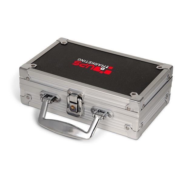 Poker set with 50 chips and aluminum playing case.... from ASI 46755 Cosmo Promos