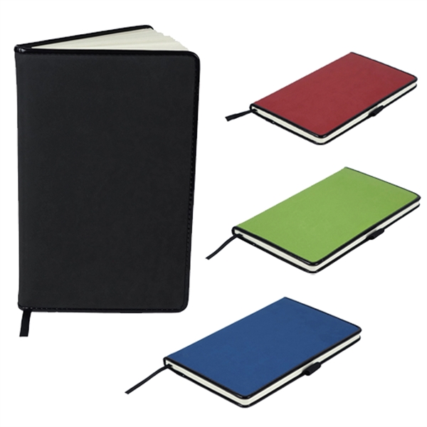 Soft leatherette material featuring a ribbon bookmark and pen loop. It... from ASI 34800 Alstar Creations
