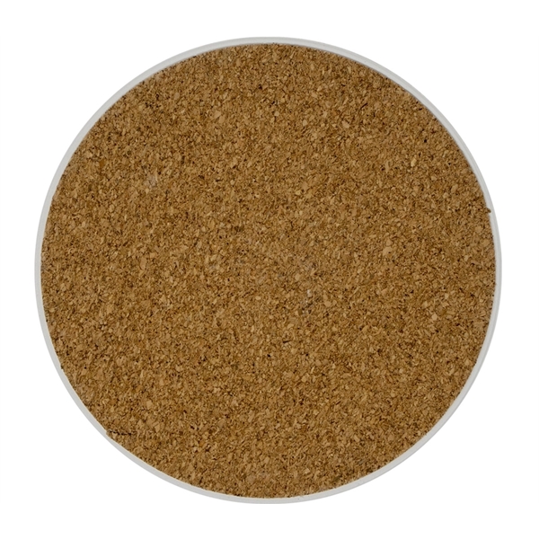 Condensation absorbing, single ceramic coaster with 1 color 1 location silkscreen... from ASI 37218 Athena Promo (tm)