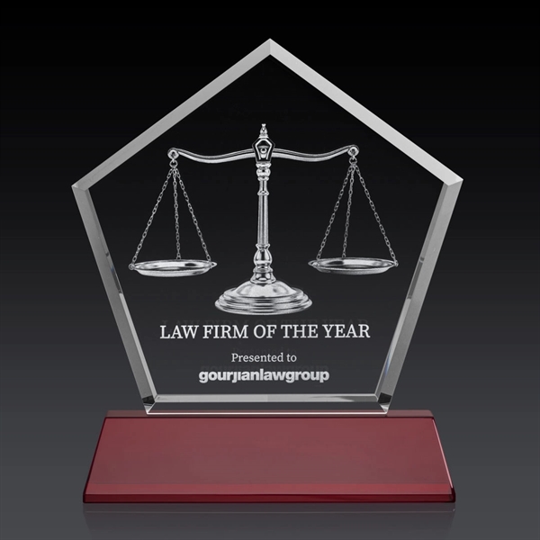 This pentagonal award is the perfect way to let your image... from ASI 84592 St Regis Group / St Regis