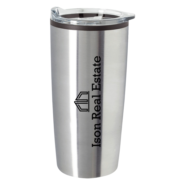 20 oz. tumbler made of stainless steel with a plastic inner... from ASI 61125 Hit Promotional Products / Hit®
