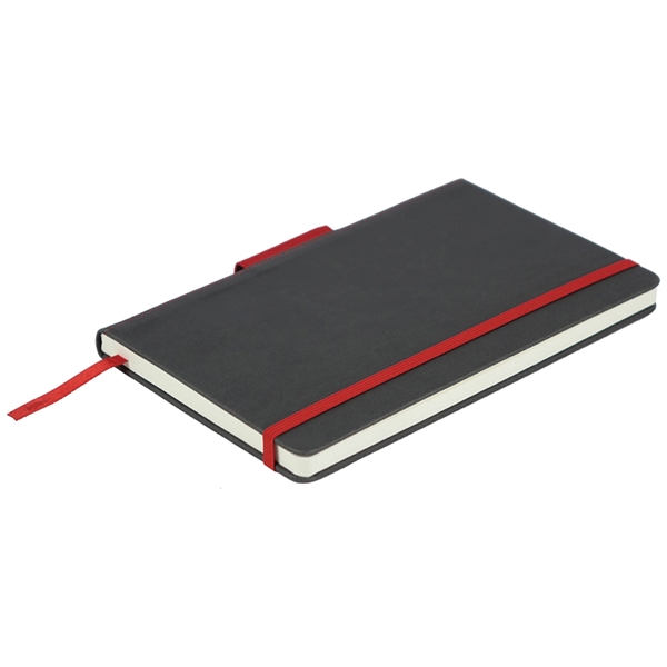 Soft leatherette two tone notebook featuring a matching ribbon bookmark and... from ASI 34800 Alstar Creations