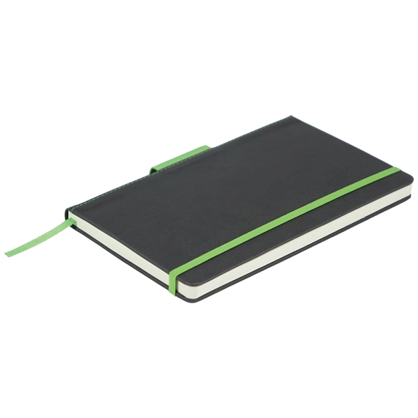 Soft leatherette two tone notebook featuring a matching ribbon bookmark and... from ASI 34800 Alstar Creations