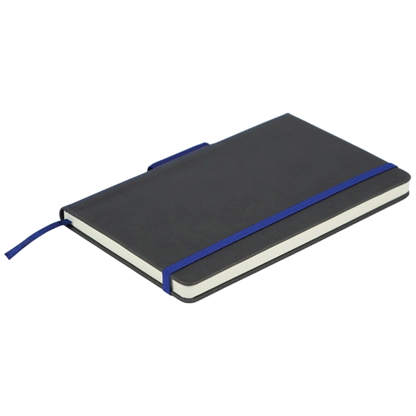 Soft leatherette two tone notebook featuring a matching ribbon bookmark and... from ASI 34800 Alstar Creations