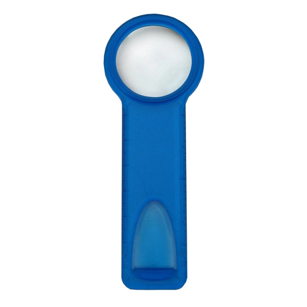 Magnified glass bookmark ruler with 3x magnification.... from ASI 99030 Zipline / MainStream Promotions™