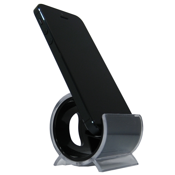 Round ledge plastic cell stand.... from ASI 99030 Zipline / MainStream Promotions™