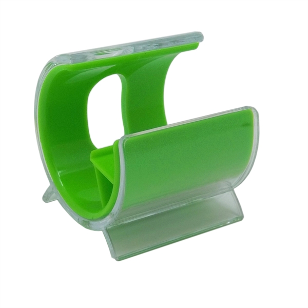 Round ledge plastic cell stand.... from ASI 99030 Zipline / MainStream Promotions™