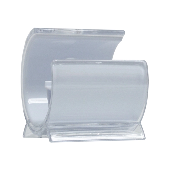 Round ledge plastic cell stand.... from ASI 99030 Zipline / MainStream Promotions™