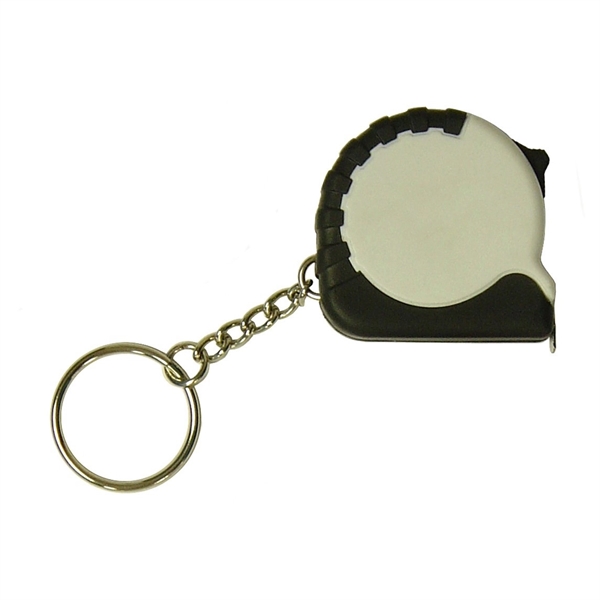 Plastic key chain with retractable tape measure, 3 ft. in length.... from ASI 99030 Zipline / MainStream Promotions™