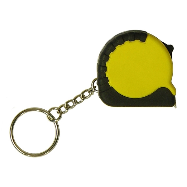Plastic key chain with retractable tape measure, 3 ft. in length.... from ASI 99030 Zipline / MainStream Promotions™