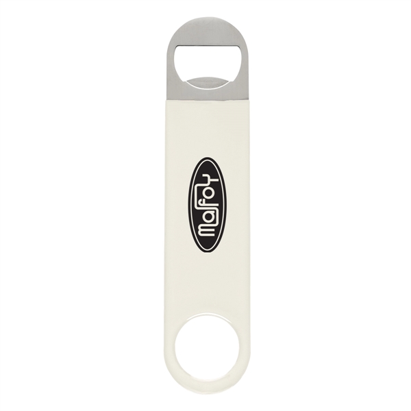Vinyl coated stainless steel bottle opener in four available colors.... from ASI 61125 Hit Promotional Products / Hit®