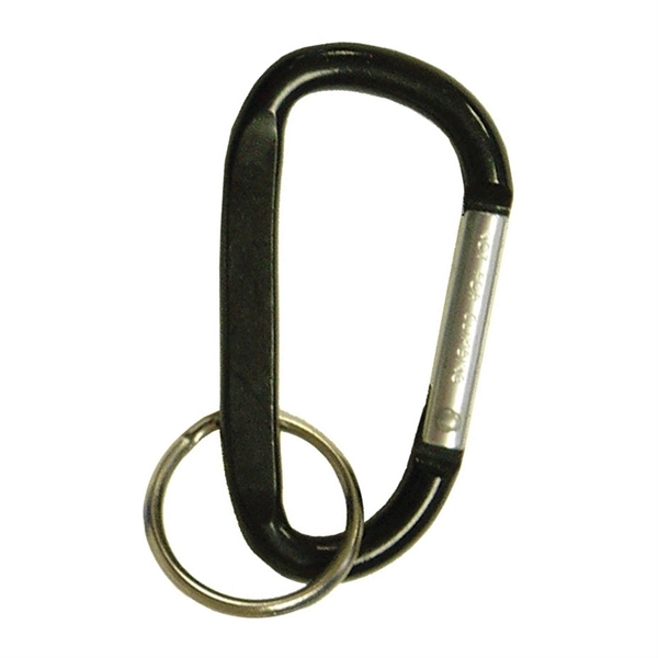 6 mm carabiner with O-ring. Not for climbing.... from ASI 99030 Zipline / MainStream Promotions™