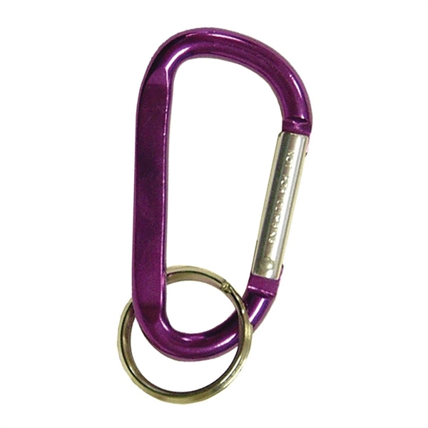6 mm carabiner with O-ring. Not for climbing.... from ASI 99030 Zipline / MainStream Promotions™