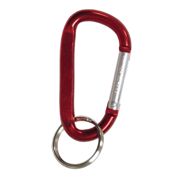 6 mm carabiner with O-ring. Not for climbing.... from ASI 99030 Zipline / MainStream Promotions™