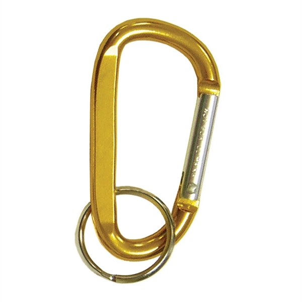 6 mm carabiner with O-ring. Not for climbing.... from ASI 99030 Zipline / MainStream Promotions™